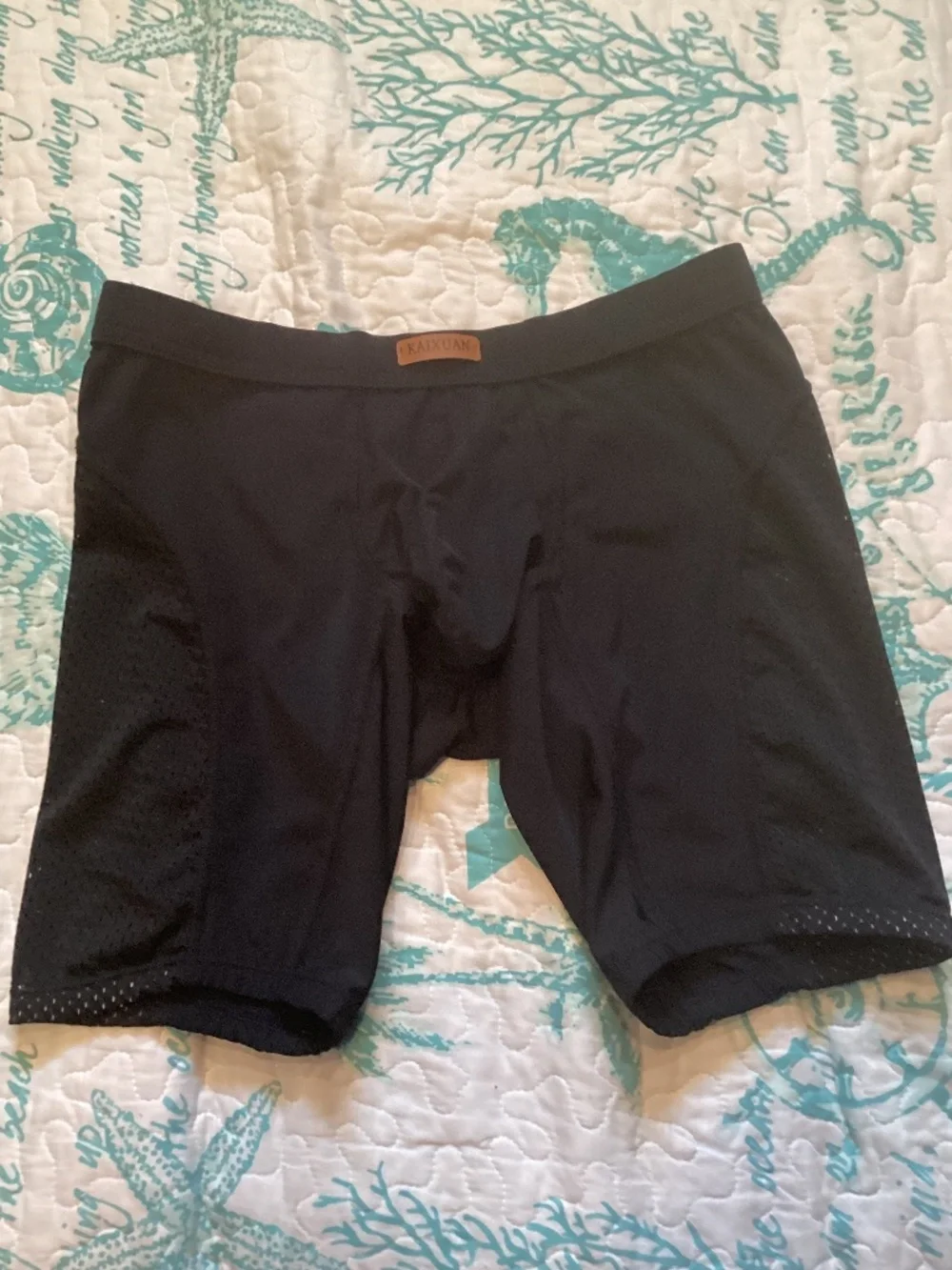 Black medium jammer , mesh sides super comfortable with support